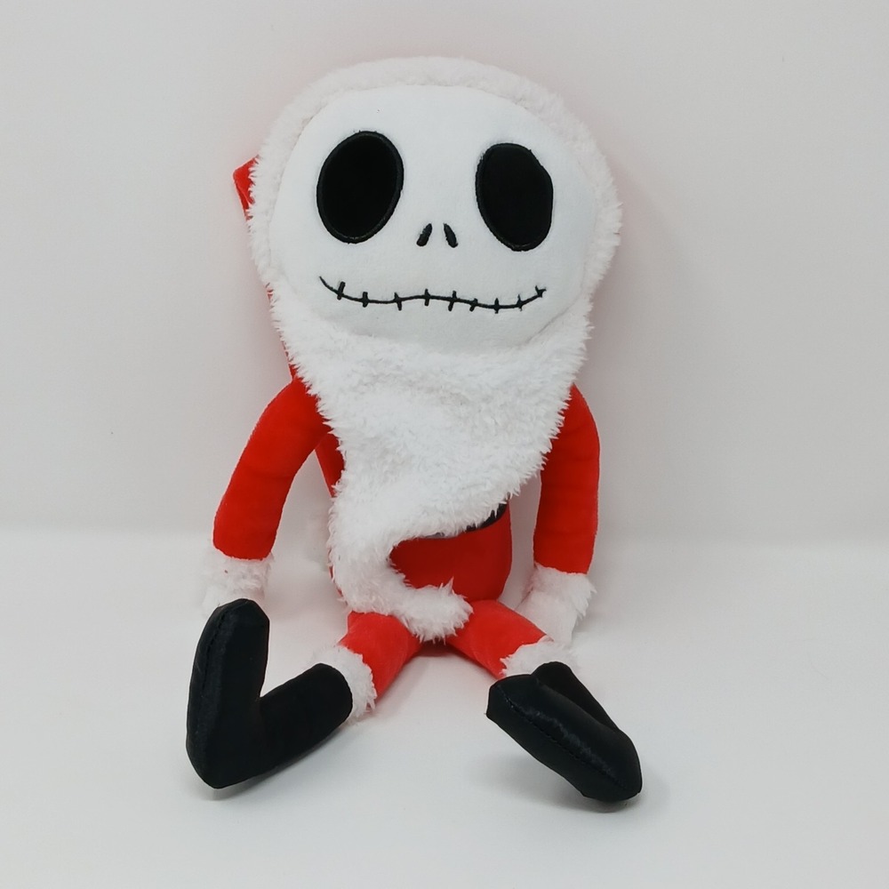 Disney Baby 2023 Nightmare‎ Before Christmas Jack Skellington Santa Plush 13"